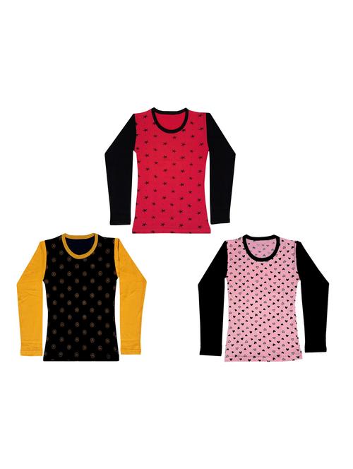 girls pack of 3 regular tee - 19830830 - Very Small Image - 1