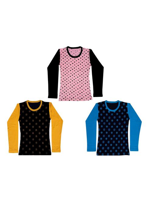 girls pack of 3 regular tee - 19830834 - Very Small Image - 1