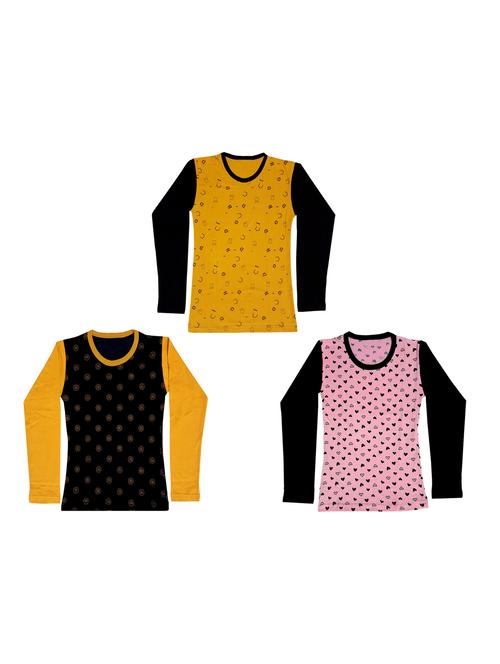 girls pack of 3 regular tee - 19830836 - Very Small Image - 1