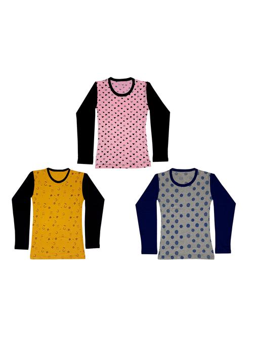 girls pack of 3 regular tee - 19830867 - Very Small Image - 1