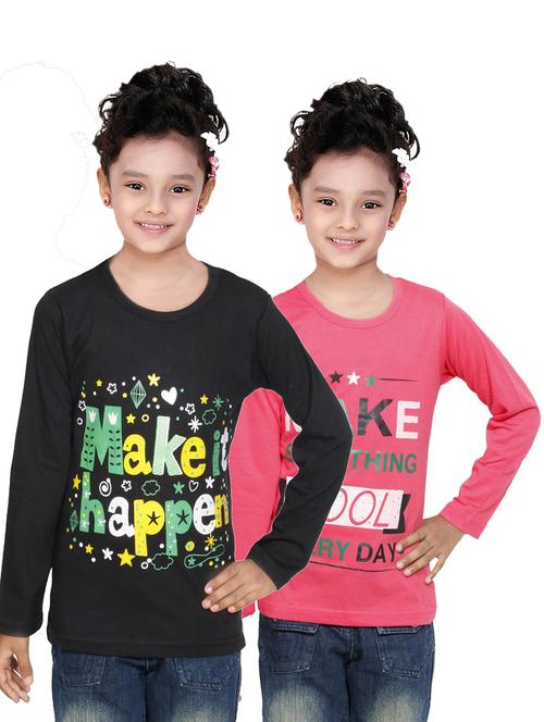girls pack of 2 regular tee - 19830883 - Very Small Image - 1