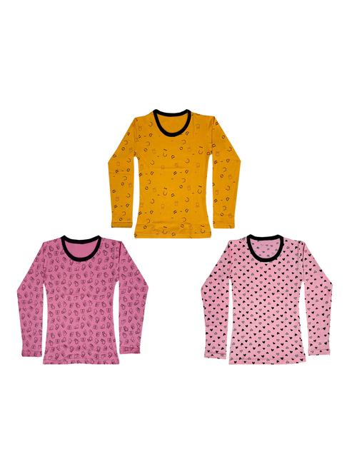 girls pack of 3 regular tee - 19830926 - Very Small Image - 1