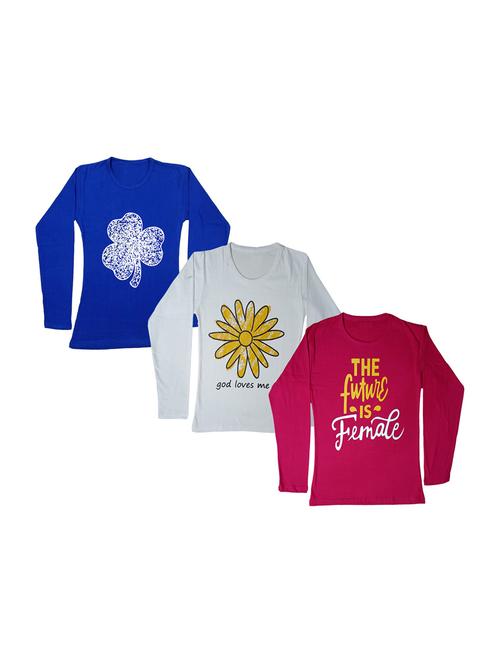 pack of 3 round neck regular tees - 19831279 - Very Small Image - 1