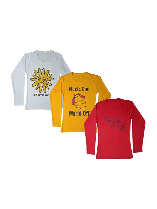 pack of 3 round neck regular tees - 19831306 - Very Small Image - 1
