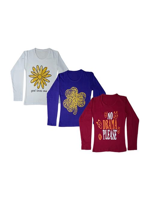 pack of 3 round neck regular tees - 19831337 - Very Small Image - 1