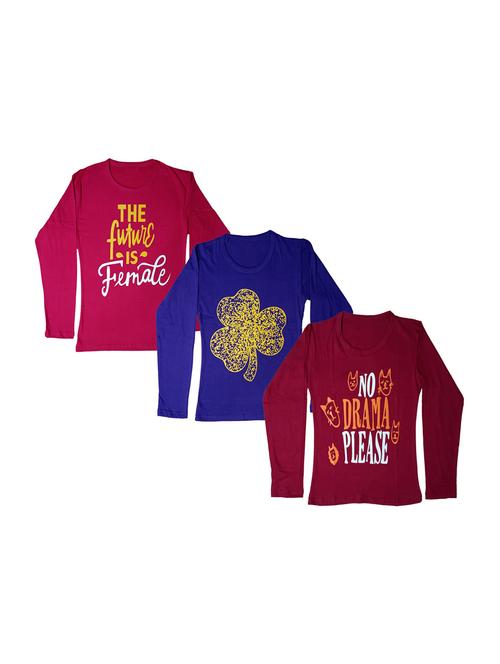 pack of 3 round neck regular tees - 19831338 - Very Small Image - 1