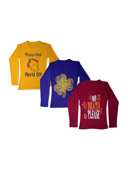 pack of 3 round neck regular tees - 19831339 - Very Small Image - 1
