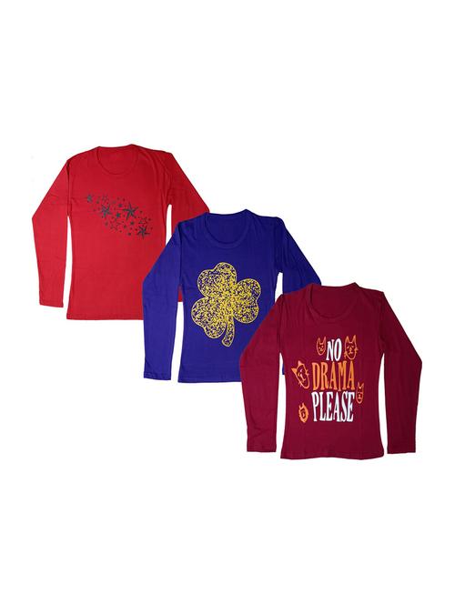 pack of 3 round neck regular tees - 19831340 - Very Small Image - 1