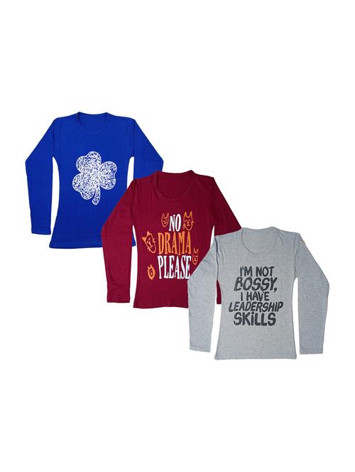 pack of 3 round neck regular tees - 19831352 - Very Small Image - 1
