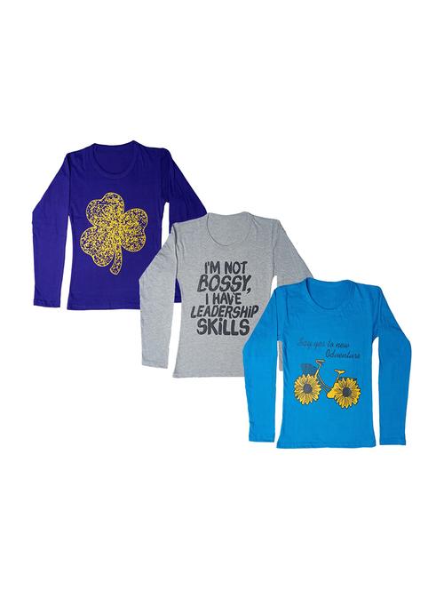 pack of 3 round neck regular tees - 19831378 - Very Small Image - 1