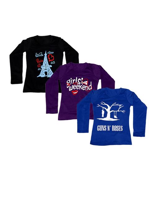 pack of 3 printed regular tee - 19831755 - Very Small Image - 1