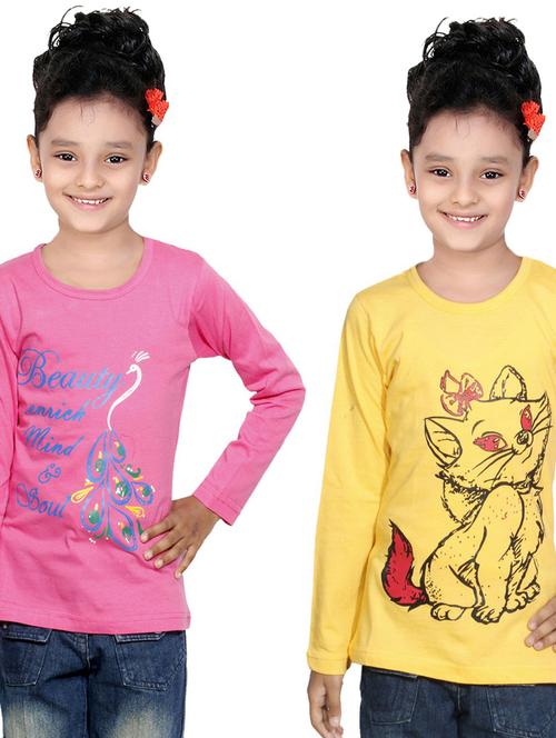 pack of 2 printed regular tee - 19831792 - Very Small Image - 1