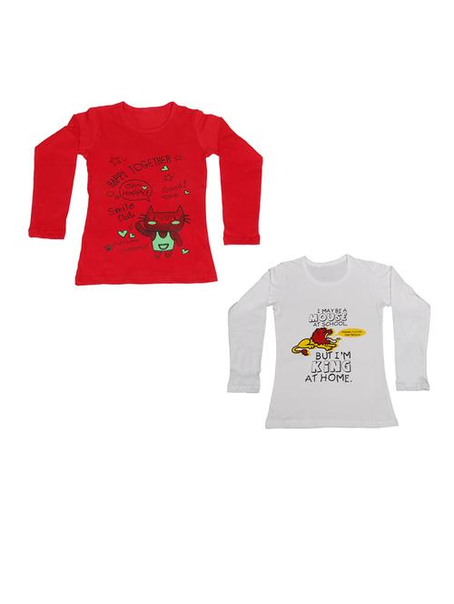 pack of 2 printed regular tee - 19831798 - Very Small Image - 1