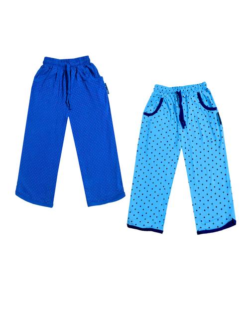 pack of 2 blue polka doted three-fourth - 19833010 - Very Small Image - 1