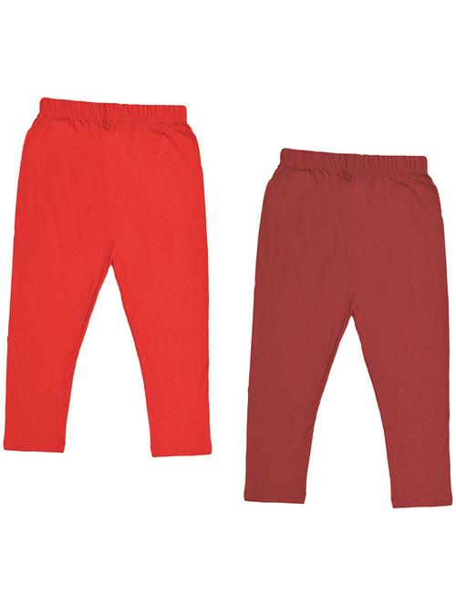 girls pack of 2 cotton three-fourth - 19833589 - Very Small Image - 1