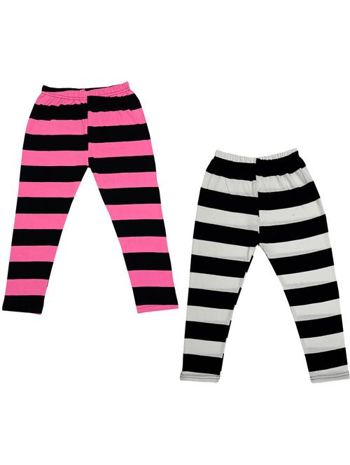 girls pack of 2 cotton three-fourth - 19833623 - Very Small Image - 1