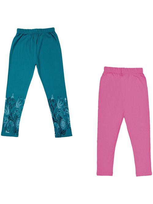 girls pack of 2 cotton three-fourth - 19833646 - Very Small Image - 1