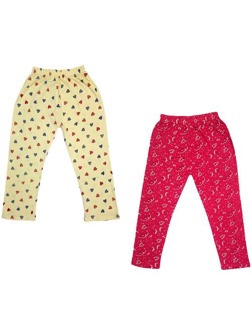 girls pack of 2 cotton three-fourth - 19833661 - Very Small Image - 1