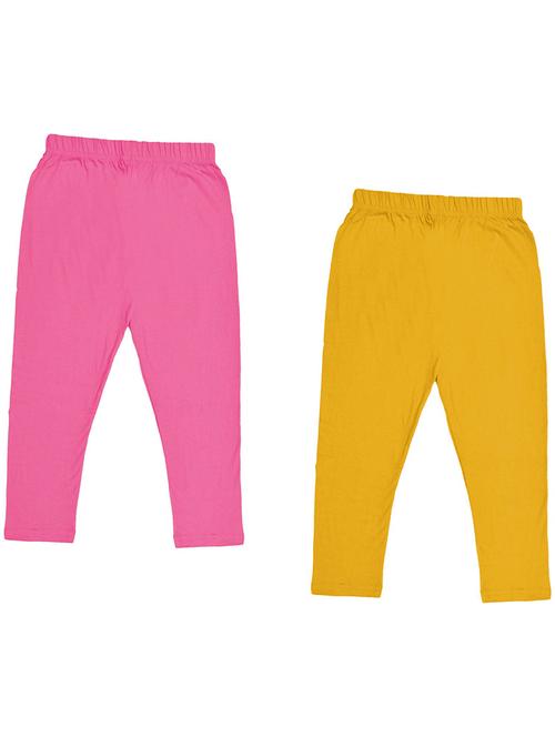 girls pack of 2 cotton three-fourth - 19833678 - Very Small Image - 1