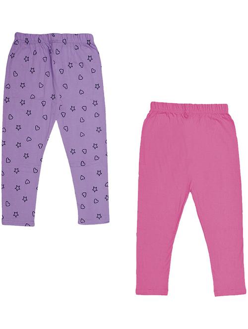 girls pack of 2 cotton three-fourth - 19833689 - Very Small Image - 1