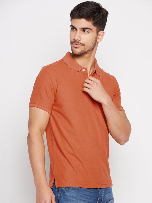 polo neck solid polo t-shirt - 19833880 - Very Small Image - 1