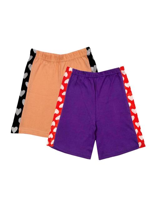 girls pack of 2 printed shorts - 19837373 - Very Small Image - 1