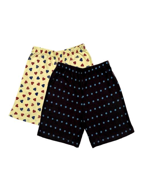 girls pack of 2 printed shorts - 19837398 - Very Small Image - 1