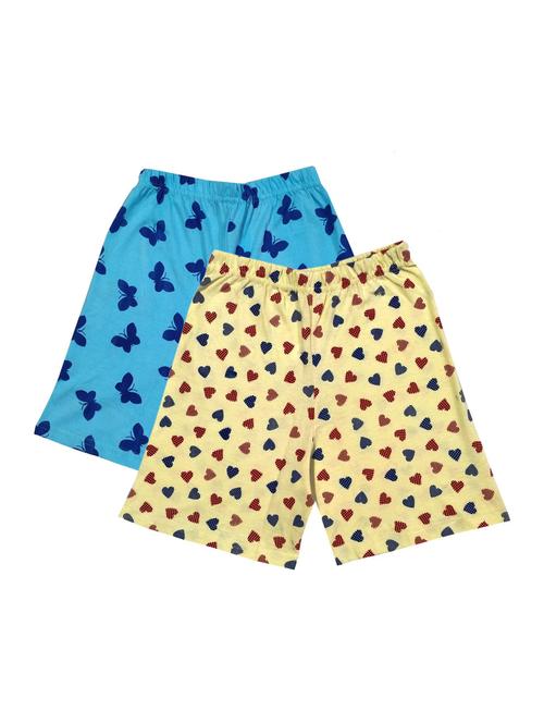girls pack of 2 printed shorts - 19837404 - Very Small Image - 1