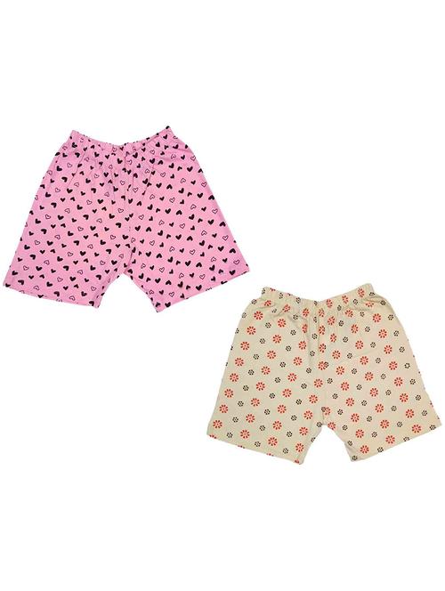 girls pack of 2 printed shorts - 19837407 - Very Small Image - 1