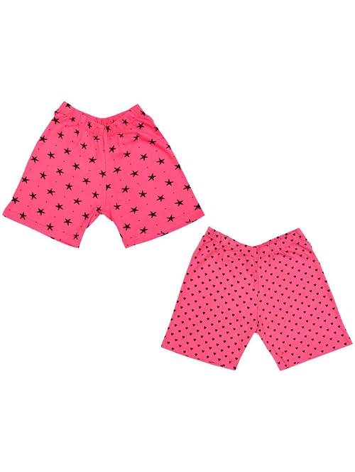 girls pack of 2 printed shorts - 19837408 - Very Small Image - 1