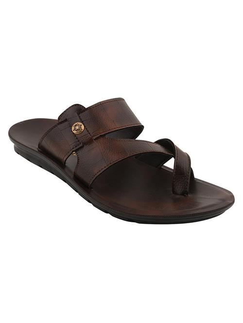 men brown toe separator slippers - 19838756 - Very Small Image - 1
