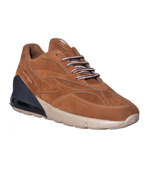 tan pu lace up sneakers - 19839360 - Very Small Image - 1