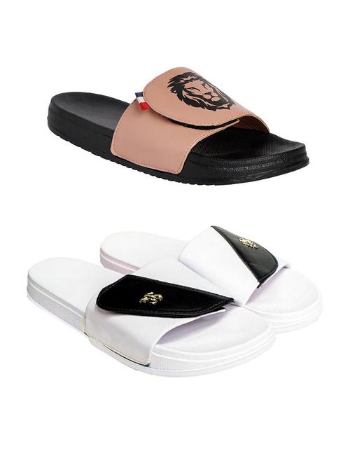 men's slip on flip flop combo - 19839714 - Very Small Image - 1
