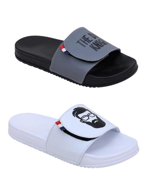 men's slip on flip flop combo - 19839808 - Very Small Image - 1