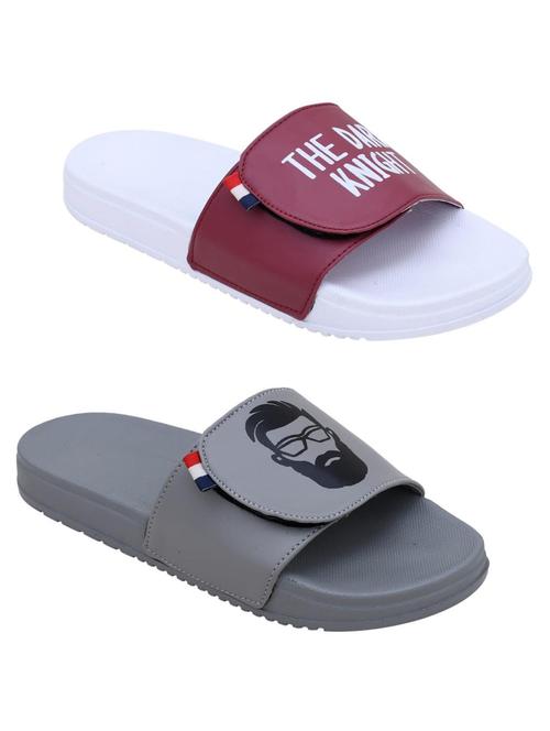 men's slip on flip flop combo - 19839822 - Very Small Image - 1