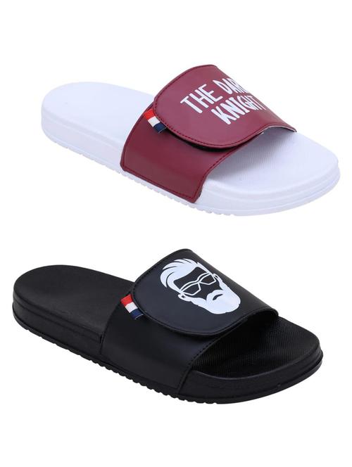 men's slip on flip flop combo - 19839830 - Very Small Image - 1