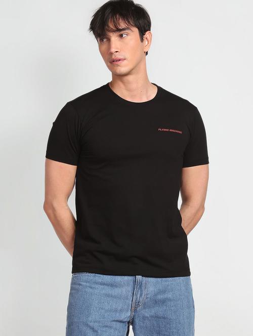 crew neck printed regular t-shirt - 19840061 - Very Small Image - 1