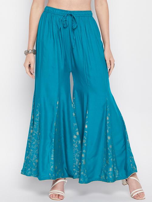 green rayon sharara - 19840914 - Very Small Image - 1