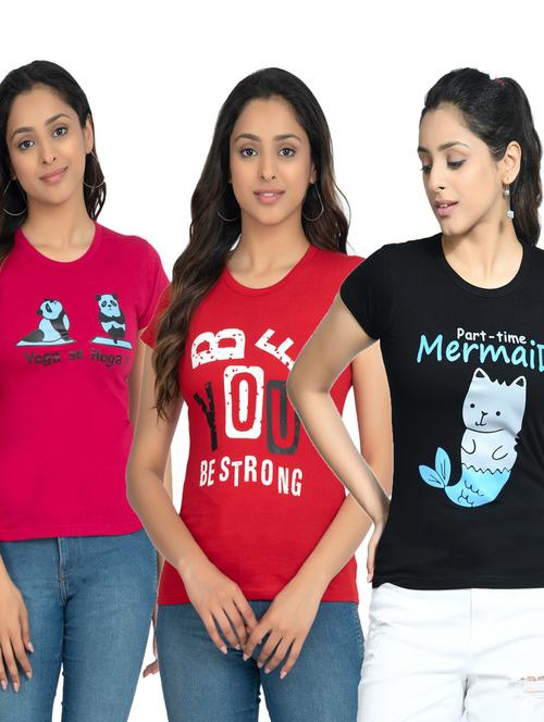 women's t-shirt combo - 19841491 - Very Small Image - 1