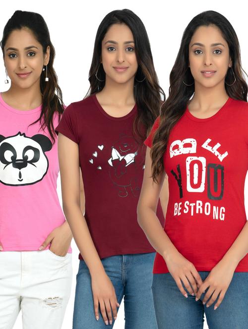 women's t-shirt combo - 19841508 - Very Small Image - 1