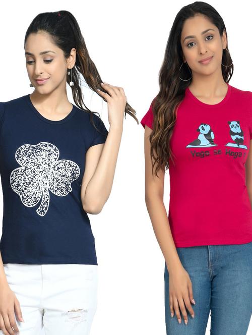 women's t-shirt combo - 19841538 - Very Small Image - 1