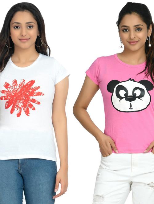 women's t-shirt combo - 19841583 - Very Small Image - 1