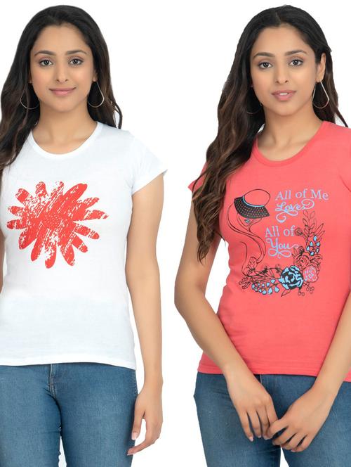 women's t-shirt combo - 19841585 - Very Small Image - 1