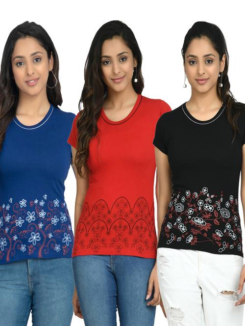 women's t-shirt combo - 19841617 - Very Small Image - 1