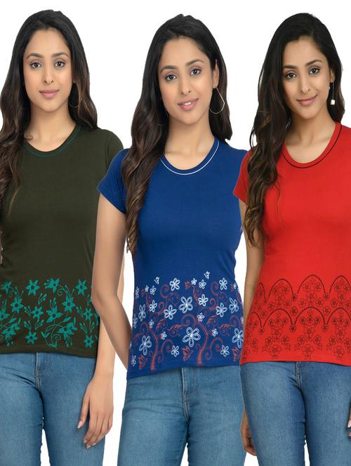 women's t-shirt combo - 19841626 - Very Small Image - 1