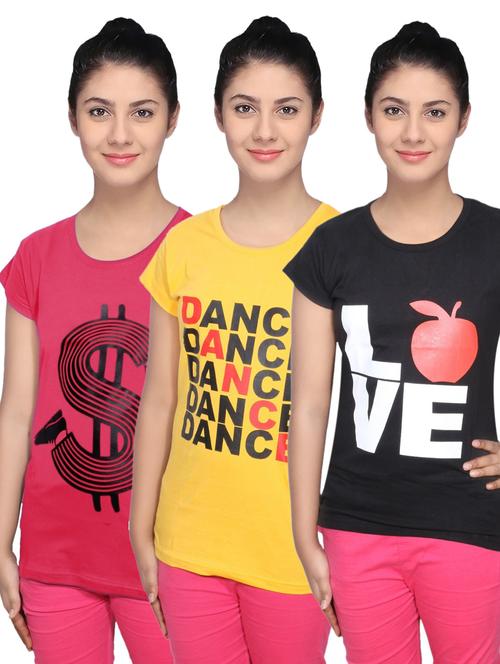 women's t-shirt combo - 19841918 - Very Small Image - 1