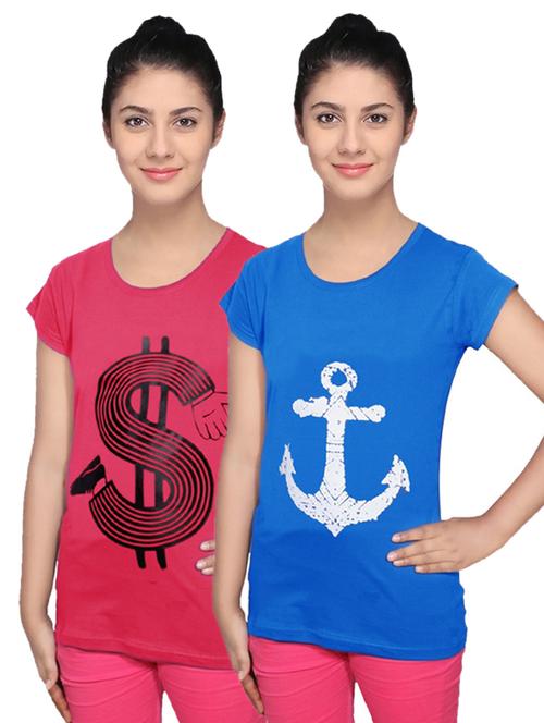 women's t-shirt combo - 19841923 - Very Small Image - 1