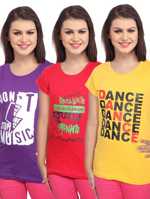 women's t-shirt combo - 19841943 - Very Small Image - 1