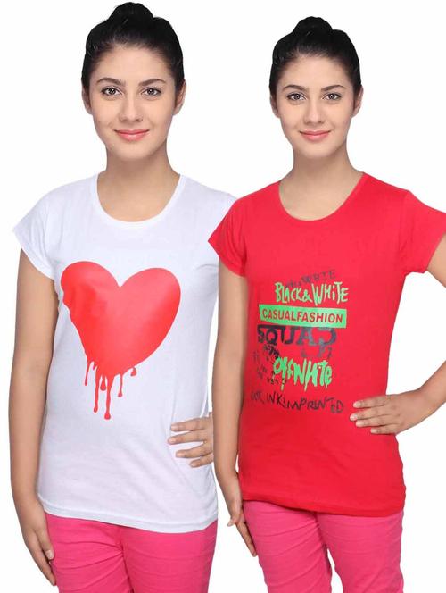 women's t-shirt combo - 19841959 - Very Small Image - 1