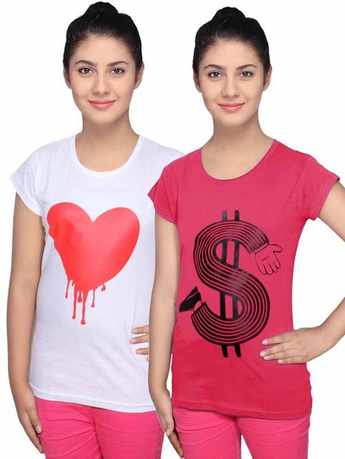 women's t-shirt combo - 19841962 - Very Small Image - 1